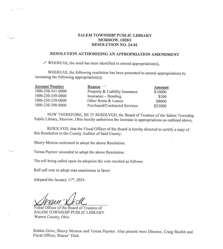 Board Meeting Minutes