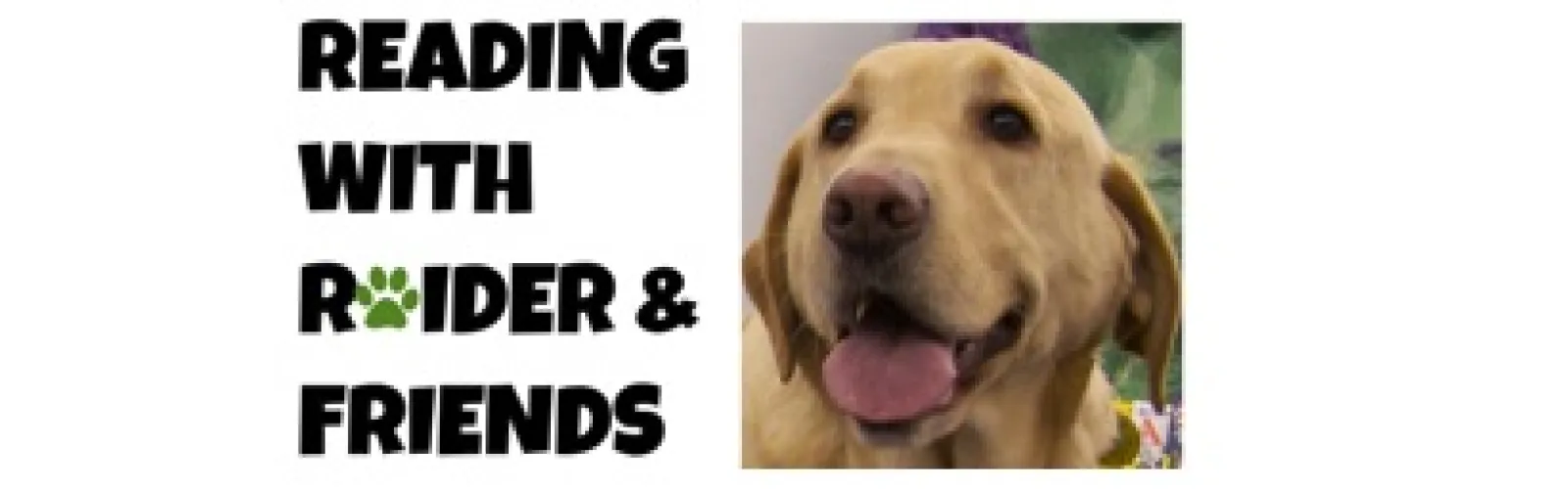 Reading with Raider Tile.